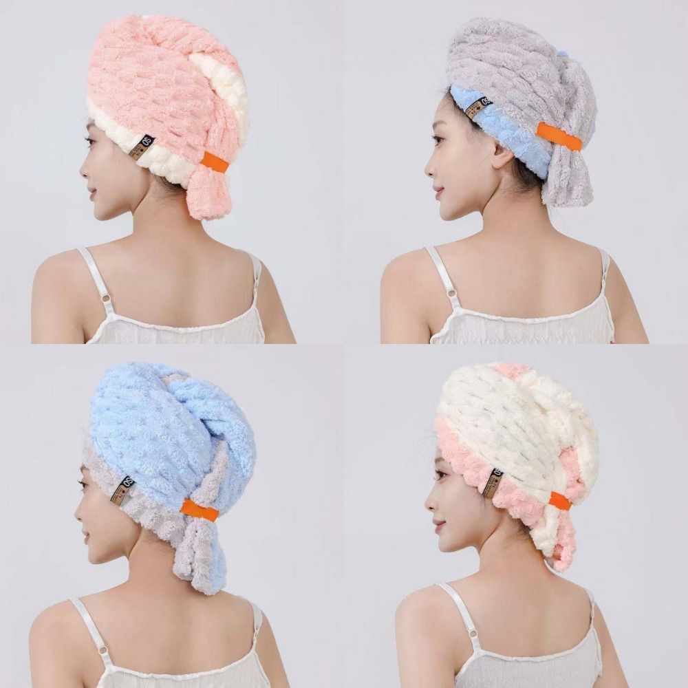 Hair Turban Towel - Wiederverwendbares Extra Großes Schnelltrocknendes Haarhandtuch Dickes