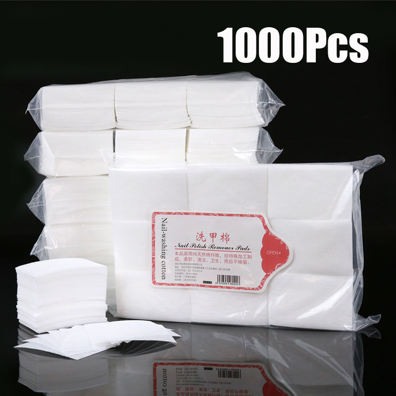 Hair Care Gel - 100/3000 Stück Nagellackentferner-Pads, fusselfreie Baumwolltücher für
