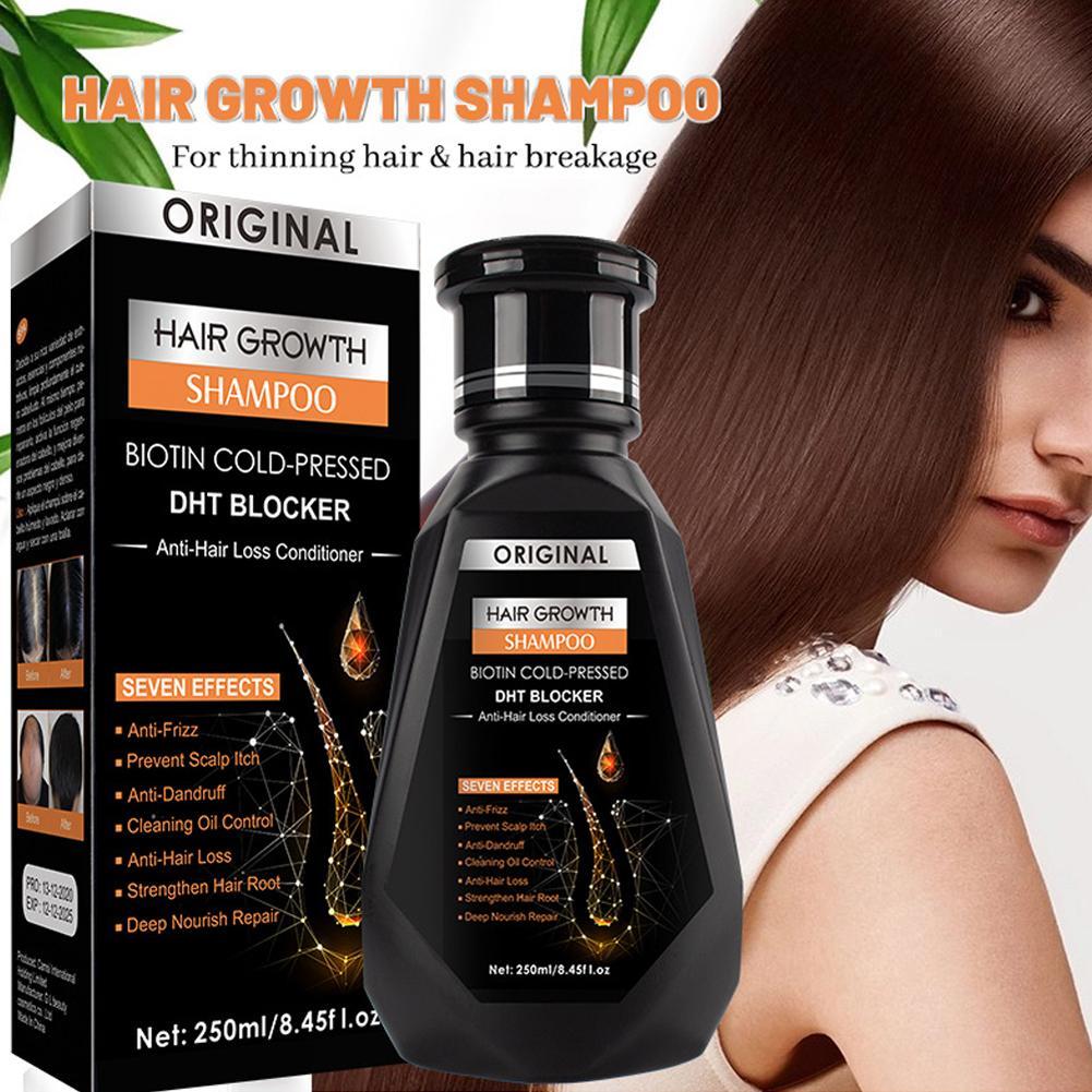 Hair Care Elseve - 250 ml Biotin-Shampoo mit Kammbürste für