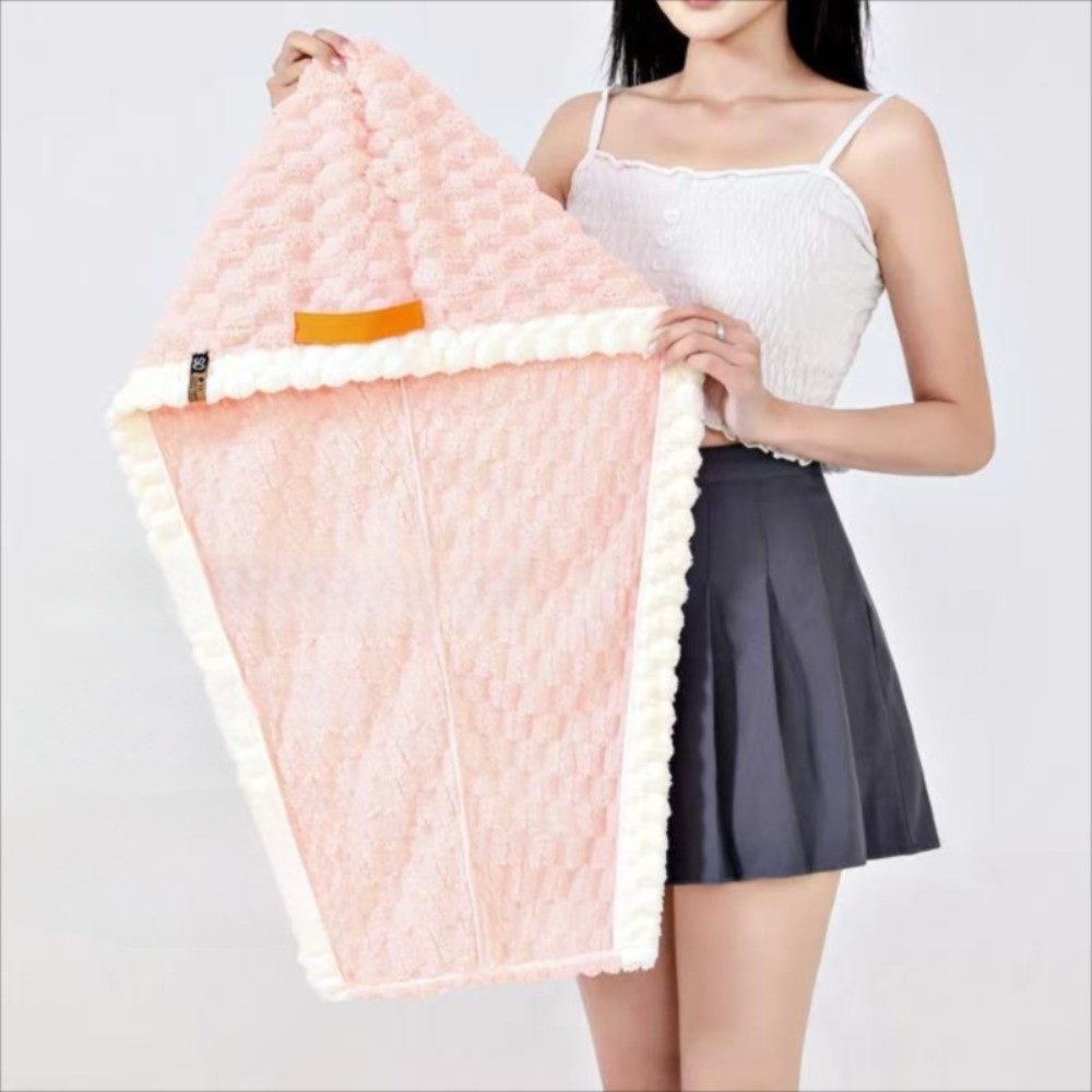 Hair Turban Towel - Wiederverwendbares Extra Großes Schnelltrocknendes Haarhandtuch mit