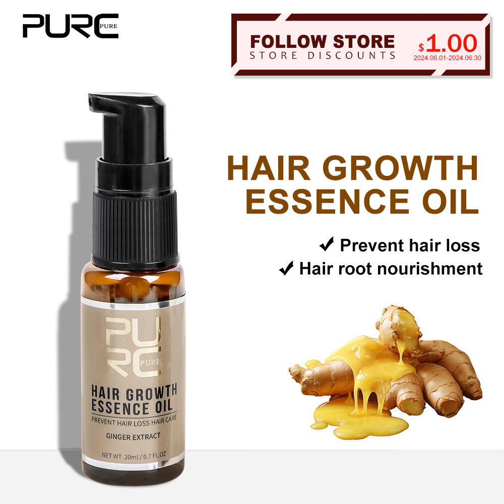 Hair Care Elseve - PURC Haarwuchsöl Ingwer & Ginseng Essenz