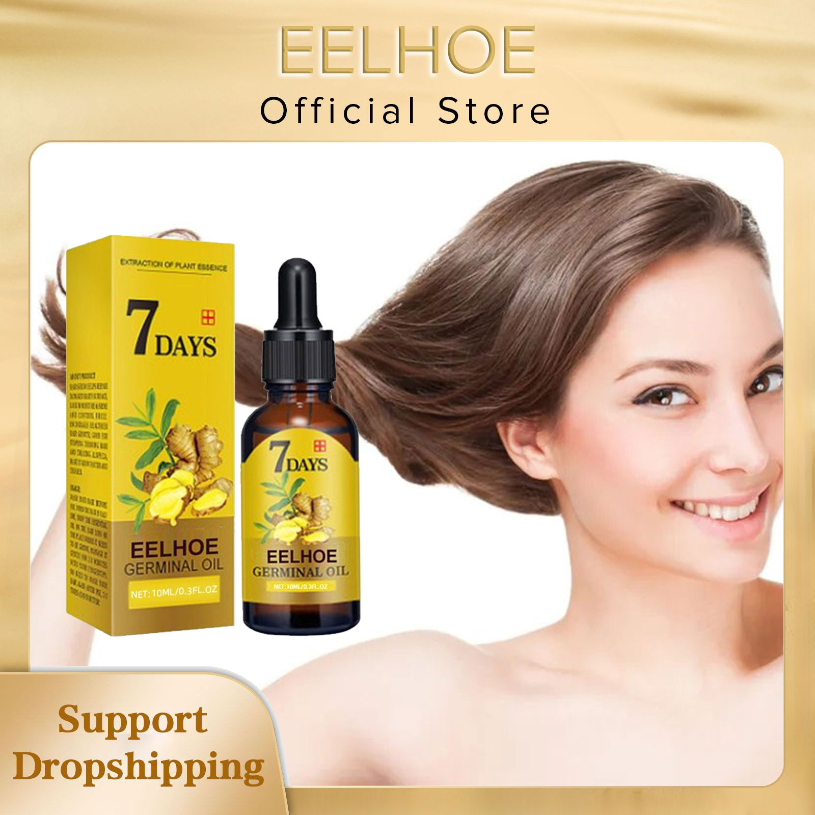 Hair Care Elseve - EELHOE Ingwer Haarwachstumsöl | Natürliche, unverzichtbare