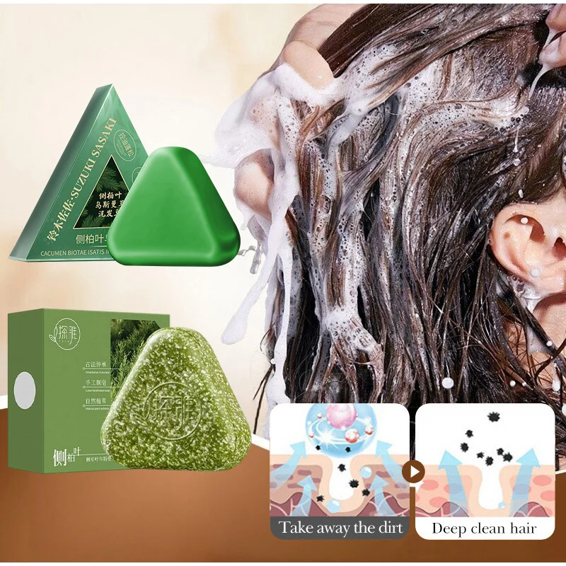 Hair Care Elseve - Natürliche Usma-Gras-Haarseife, feste Shampoo-Seife zur Verbesserung