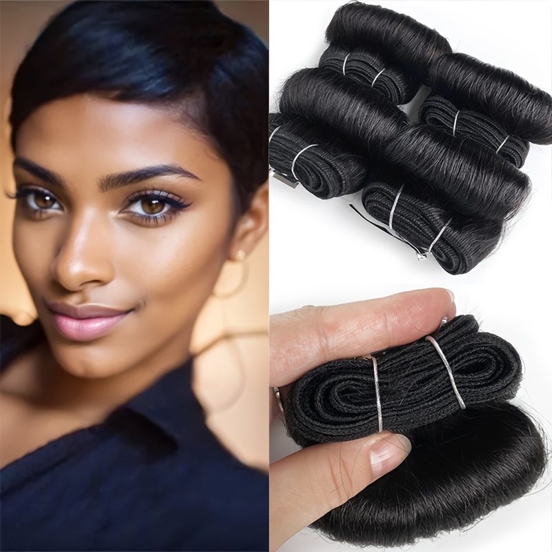 Hair Care Indian - 10A Rohes Haar Indische Bouncy Lockige