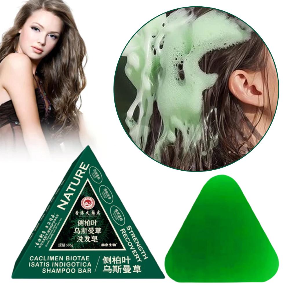 Hair Care Elseve - Usmanthus Sinensis Shampoo-Seife, pflanzliche Schuppenentfernung, Shampoo-Riegel,