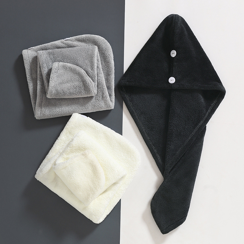 Hair Turban Towel - Mikrofaser-Haartrockenhaube – Europäischer und Amerikanischer Stil,