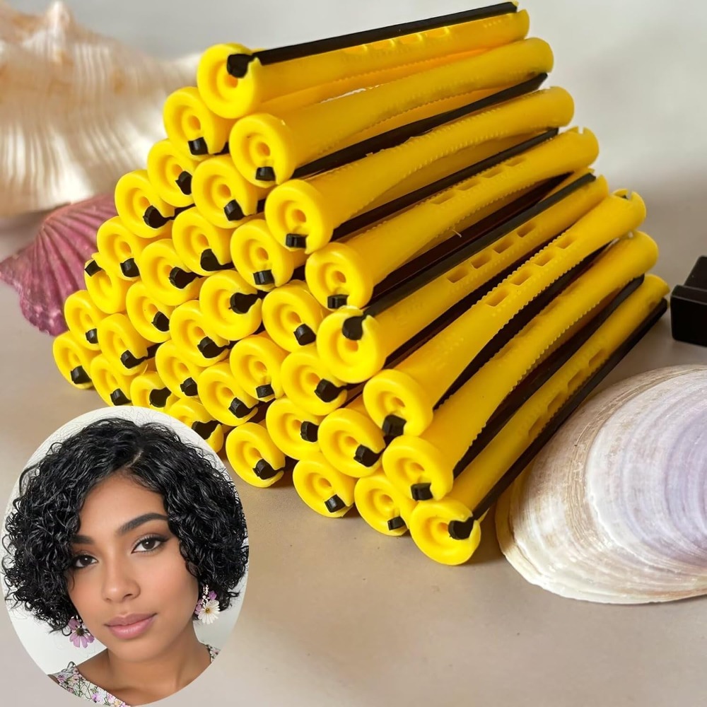 Hair Care Kit - 20-teiliges Dauerwellen-Stäbchen-Set für Naturhaar, Kaltwellen-Stäbchen, Kunststoff-Lockenwickler