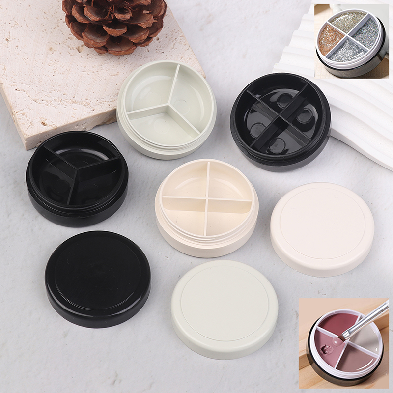 Hair Care Gel - 3/4-Fächer Nagelpflege-Gel Leerer Behälter Glitzer-Politur Aufbewahrungsbox