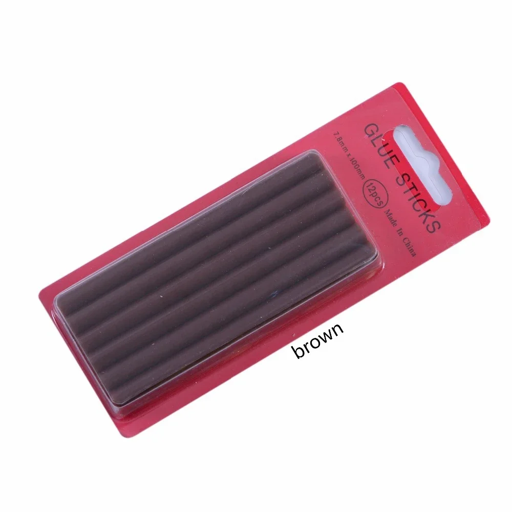 12 Stück/Box 0,7*10 cm Heißkle – Glue Gun Hair Bewertung und Preis