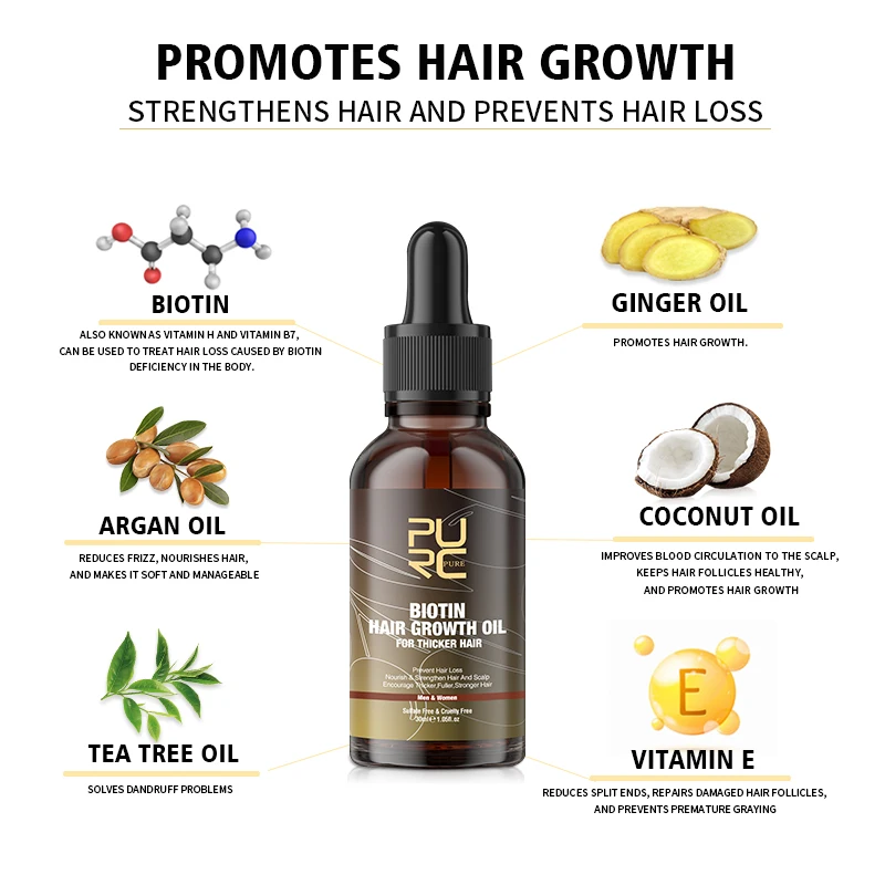 Purc Biotin Haaröl Haarwuchs m – Hair Care Elseve Bewertung und Preis