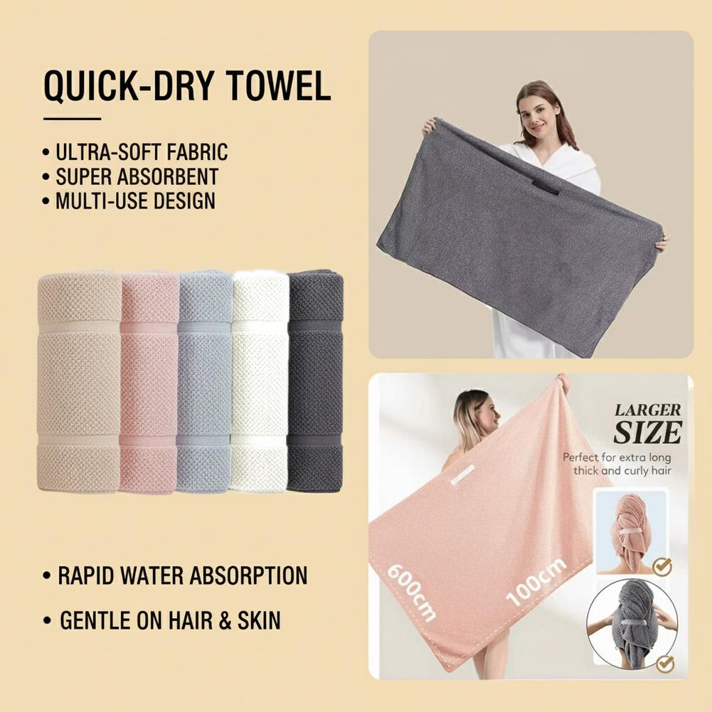 Super saugfähiges Korallen-Sam – Hair Turban Towel Bewertung und Preis
