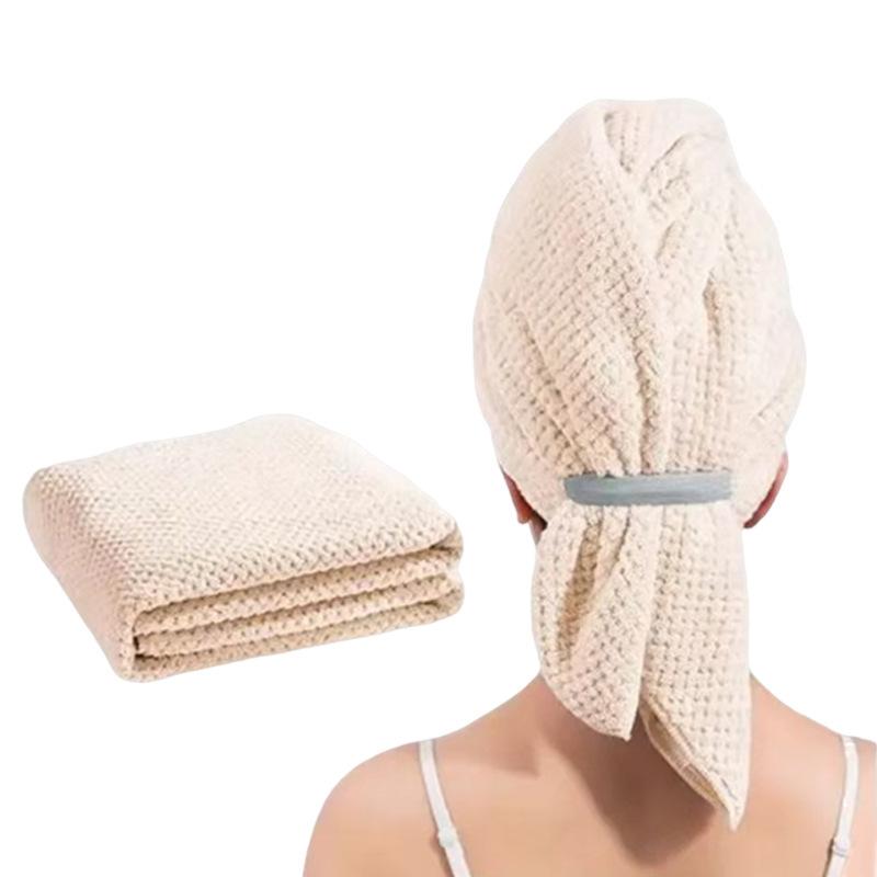Super saugfähiges Korallen-Sam – Hair Turban Towel Bewertung und Preis
