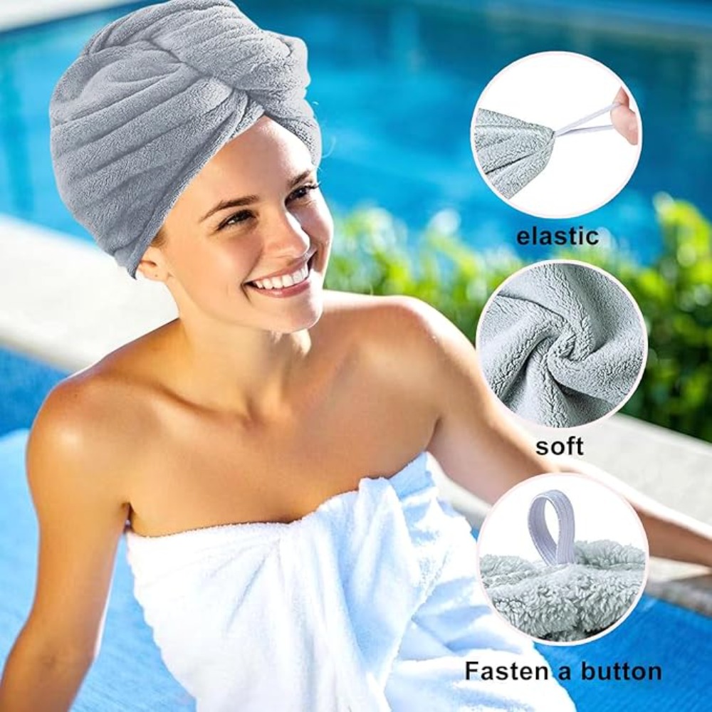 Schnelltrocknender Haarturban  – Hair Turban Towel Bewertung und Preis