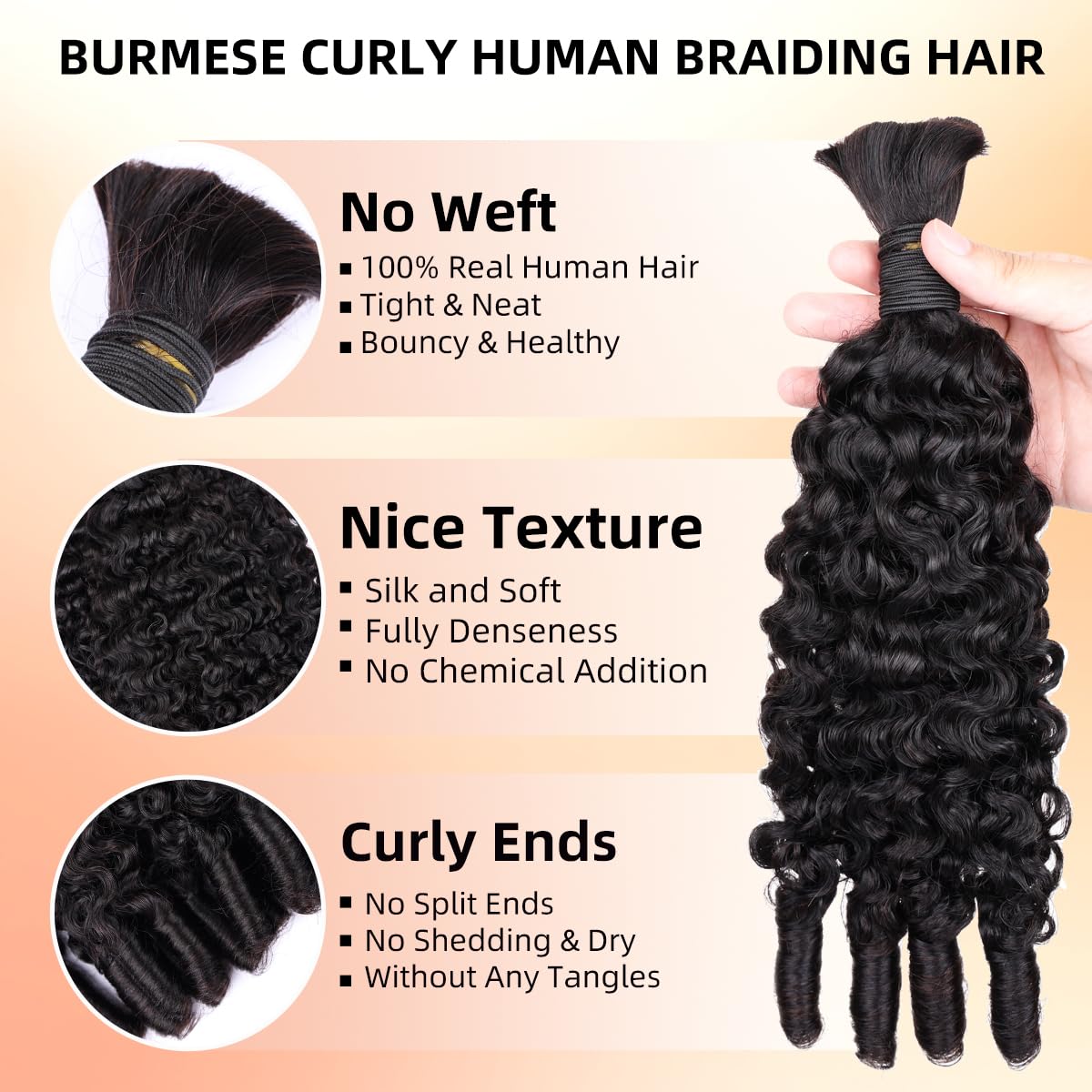 15A Echthaar zum Flechten für  – Hair Care Indian Bewertung und Preis
