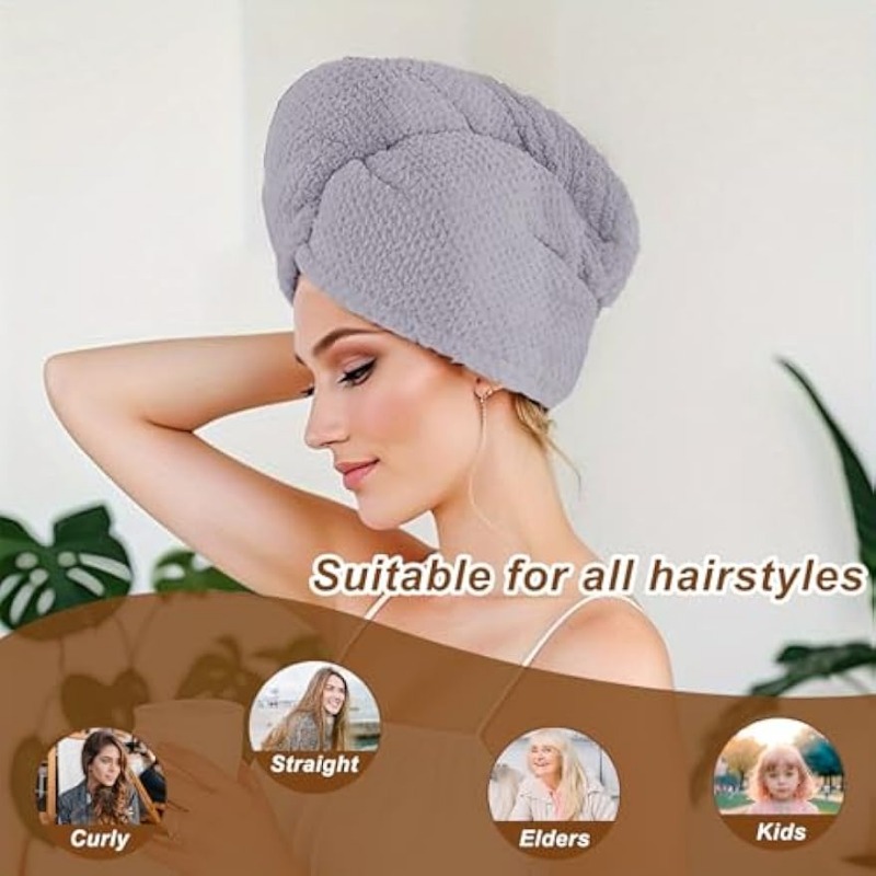 Super saugfähige, schnell troc – Hair Turban Towel Bewertung und Preis