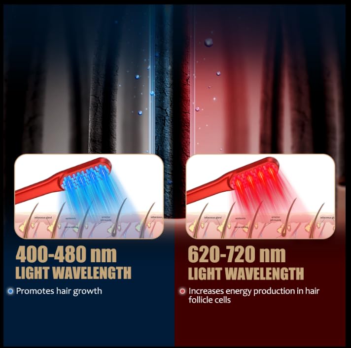 Laser-Haarwuchskamm, Rotlicht- – Hair Care Elseve Bewertung und Preis