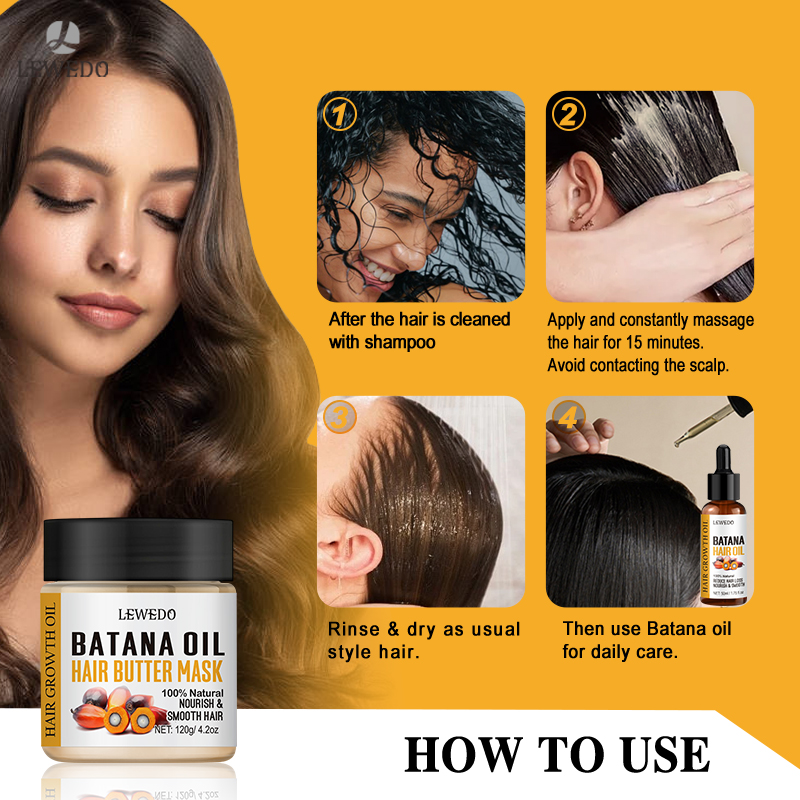 LEWEDO Batana-Öl Haarwuchs-Set – Hair Care Elseve Bewertung und Preis