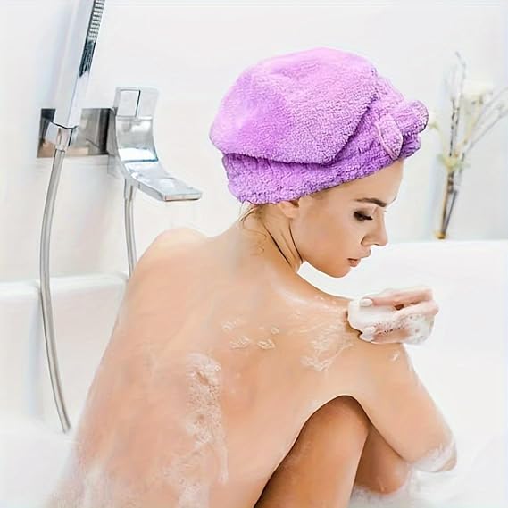 Damen 2-teiliges Set Glänzende – Hair Turban Towel Bewertung und Preis
