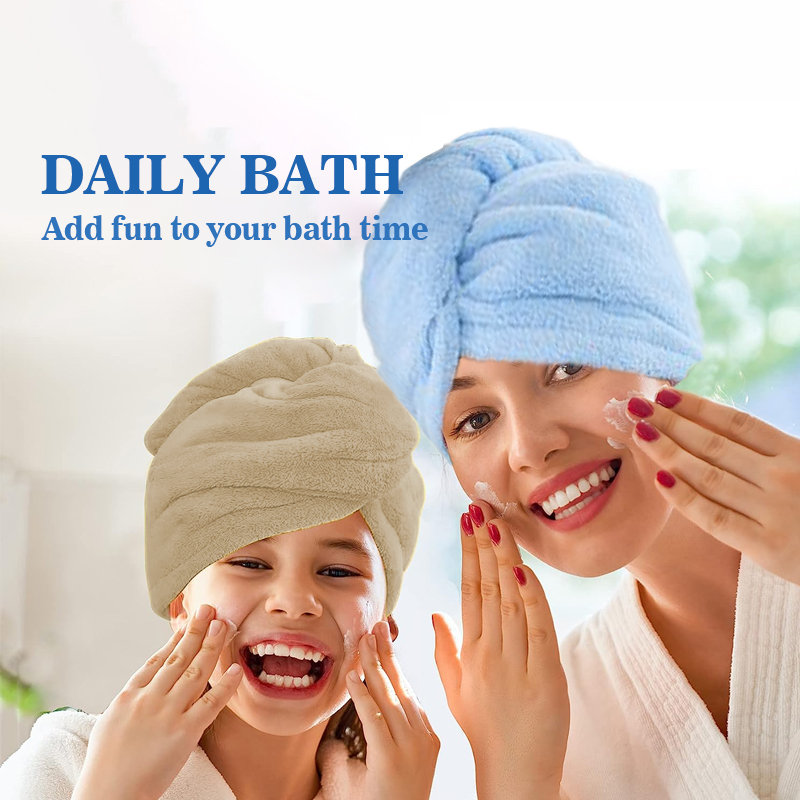 Mikrofaser-Haartuchwickel für  – Hair Turban Towel Bewertung und Preis