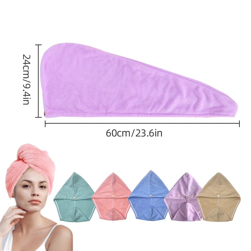 Mikrofaser-Haartuchwickel für  – Hair Turban Towel Bewertung und Preis
