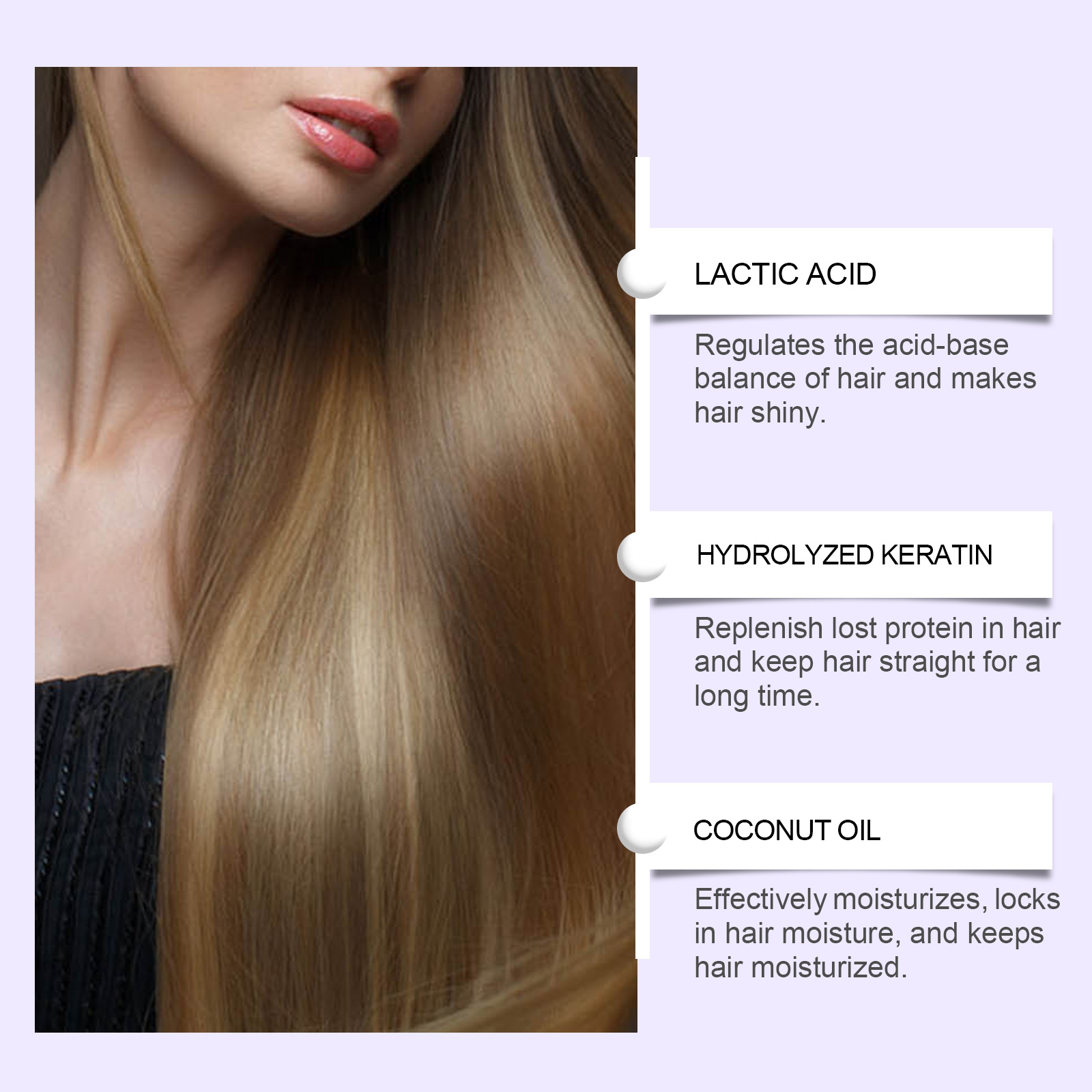 Protein-Haarglättungscreme mit – Hair Care Lotion Bewertung und Preis
